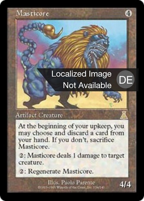 Masticor UDS-134 Rare Played Deutsch