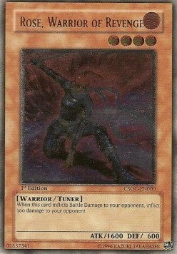 Rose, Kriegerin der Rache CSOC-DE000 Ultimate Rare Light Played Deutsch 1. Auflage
