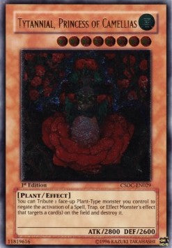 Tytannial, Prinzessin von Kamelien CSOC-DE029 Ultimate Rare Good Deutsch 1. Auflage
