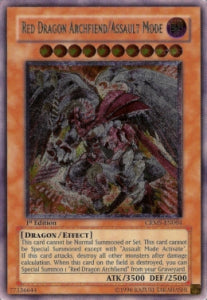 Rotdrachen-Erzunterweltler/Angriffsmodus (V.4) CRMS-004 Ultimate Rare Poor Deutsch