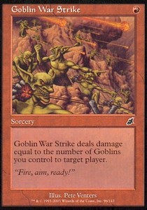 Anschlag der Goblins SCG-96 Common Light Played Englisch Foil