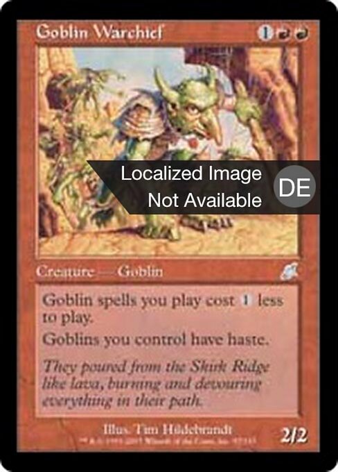 Goblin-Kriegshäuptling SCG-97 Uncommon Good Deutsch