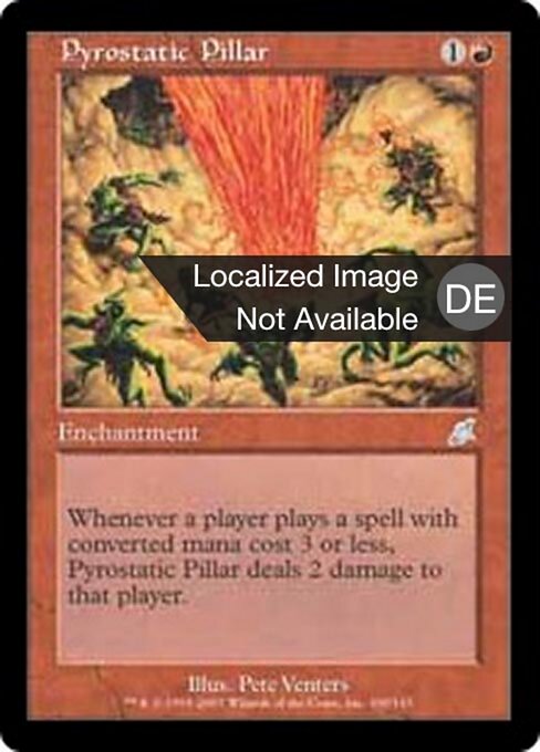 Pyrostatische Säule SCG-100 Uncommon Excellent Deutsch