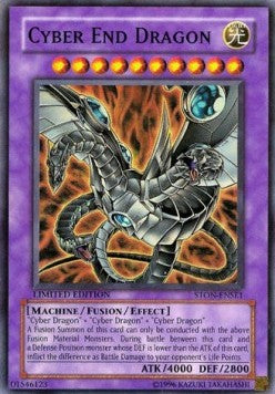 Cyber End-Drache STON-SE1 Super Rare Light Played Deutsch