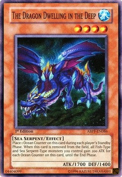 Der in der Tiefe hausende Drache ABPF-086 Super Rare Light Played Deutsch