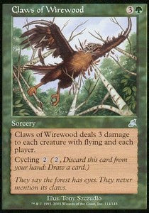 Klauen des Drahtholzwalds SCG-114 Uncommon Excellent Englisch Foil
