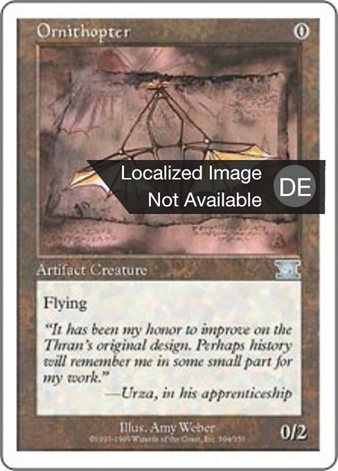 Ornithopter 6ED-304 Uncommon Light Played Deutsch