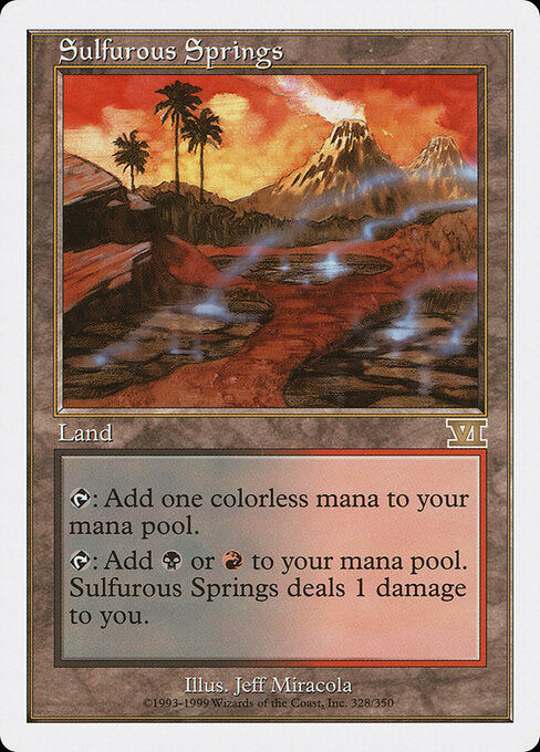 Sulfurous Springs 6ED-328 Rare Excellent Englisch