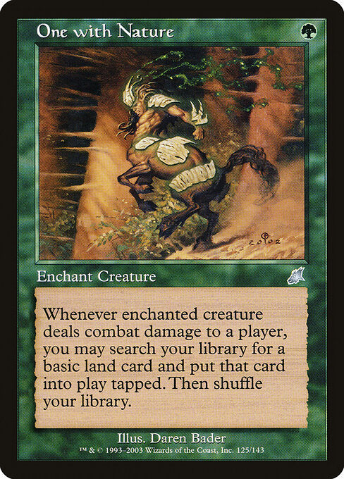 One with Nature SCG-125 Uncommon Excellent Englisch