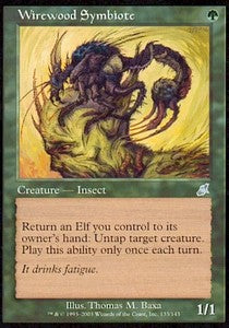 Drahtholzwald-Symbiot SCG-133 Uncommon Played Deutsch
