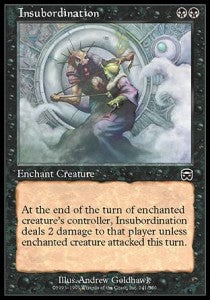 Insubordination MMQ-141 Common Light Played Englisch Foil