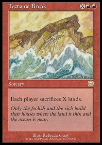 Tektonischer Riß MMQ-216 Rare Poor Deutsch Foil