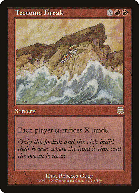 Tectonic Break MMQ-216 Rare Light Played Englisch