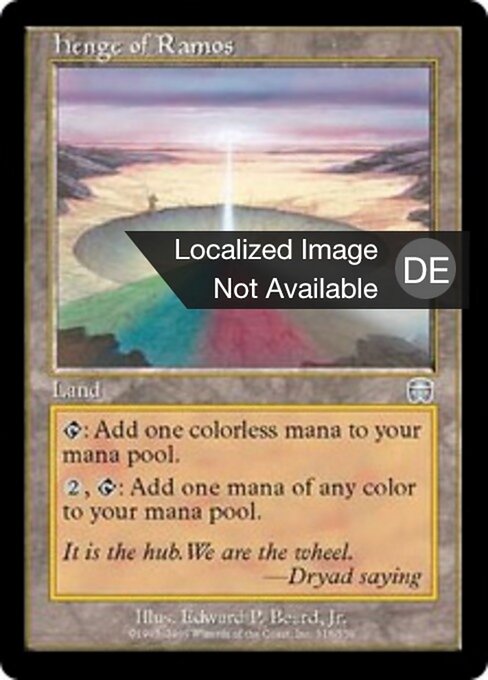 Steinkreis des Ramos MMQ-318 Uncommon Excellent Deutsch Foil