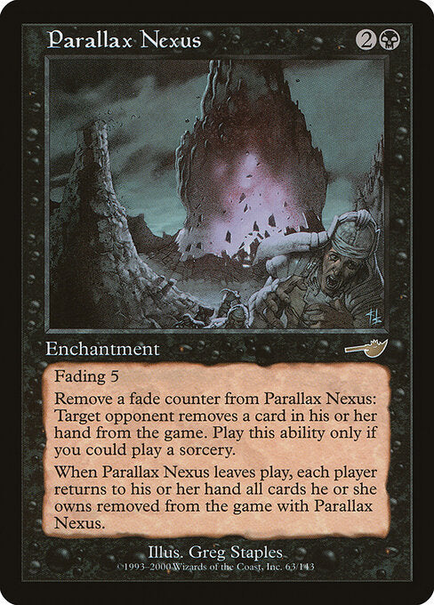 Parallax Nexus NEM-63 Rare Light Played Englisch
