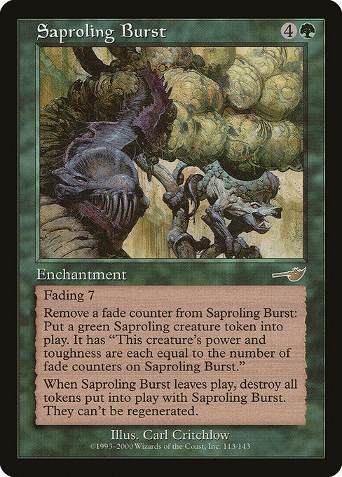 Saproling Burst NEM-113 Rare Good Englisch