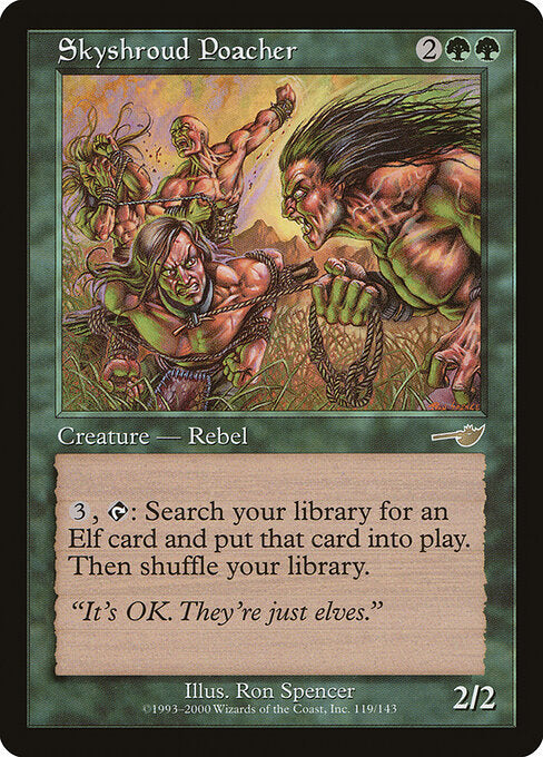 Skyshroud Poacher NEM-119 Rare Good Englisch