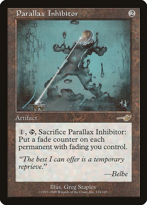 Parallax Inhibitor NEM-134 Rare Light Played Englisch Foil