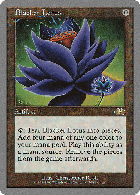 Blacker Lotus UGL-70 Rare Excellent Englisch