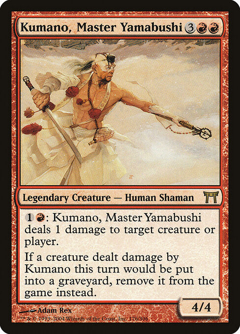 Kumano, Yamabushi-Meister CHK-176 Rare Light Played Englisch Foil