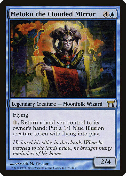 Meloku the Clouded Mirror CHK-74 Rare Good Englisch Foil