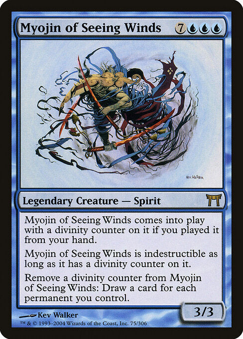 Myojin der Sehenden Winde CHK-75 Rare Excellent Englisch Foil