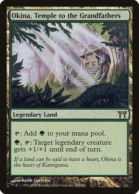 Okina, Temple to the Grandfathers CHK-280 Rare Good Englisch