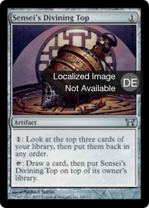 Weissagekreisel des Senseis CHK-268 Uncommon Played Deutsch