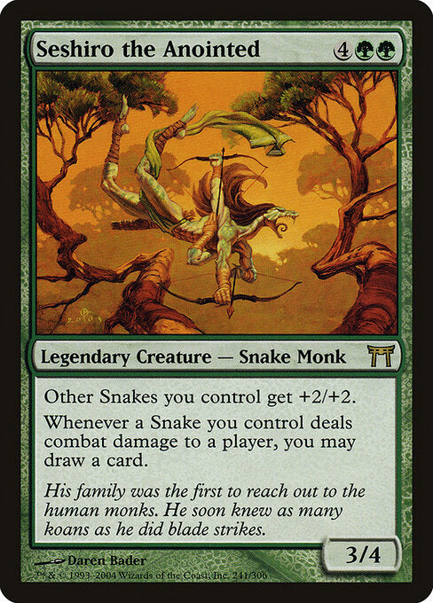 Seshiro the Anointed CHK-241 Rare Excellent Englisch