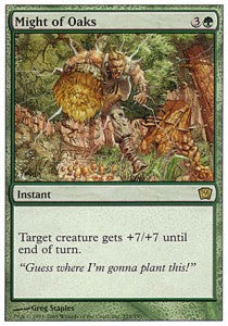 Might of Oaks 9ED-255 Rare Good Englisch