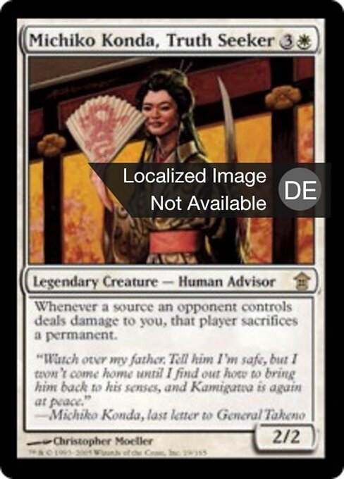 Michiko Konda, Wahrheitssucherin SOK-19 Rare Good Deutsch