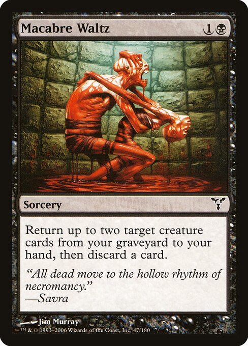Macabre Waltz DIS-47 Common Light Played Englisch Foil