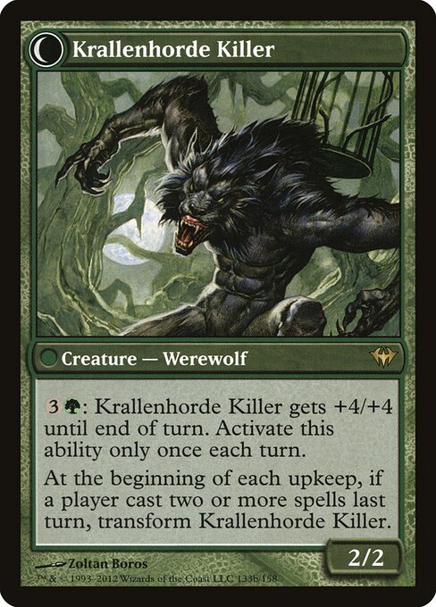 Wolfbitten Captive // Krallenhorde Killer - Back Face