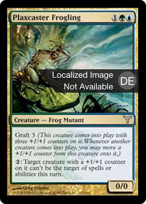 Plaxwerfender Frosch DIS-123 Uncommon Light Played Deutsch