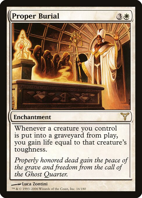 Proper Burial DIS-16 Rare Light Played Englisch