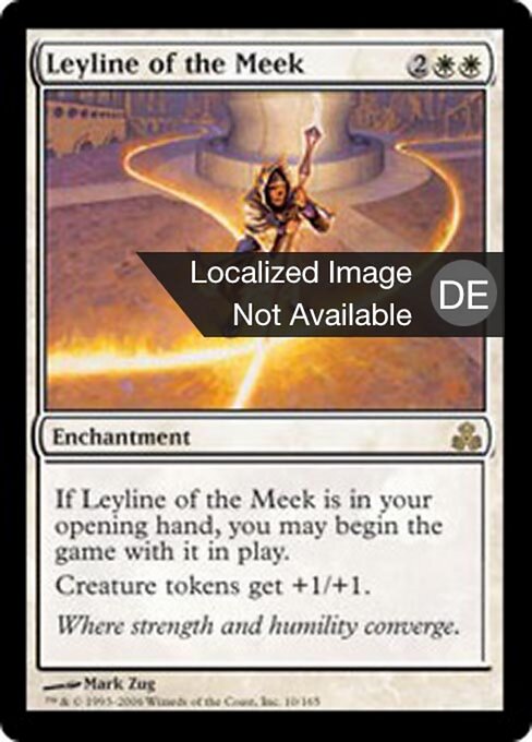 Ley-Linie der Sanftheit GPT-10 Rare Light Played Deutsch