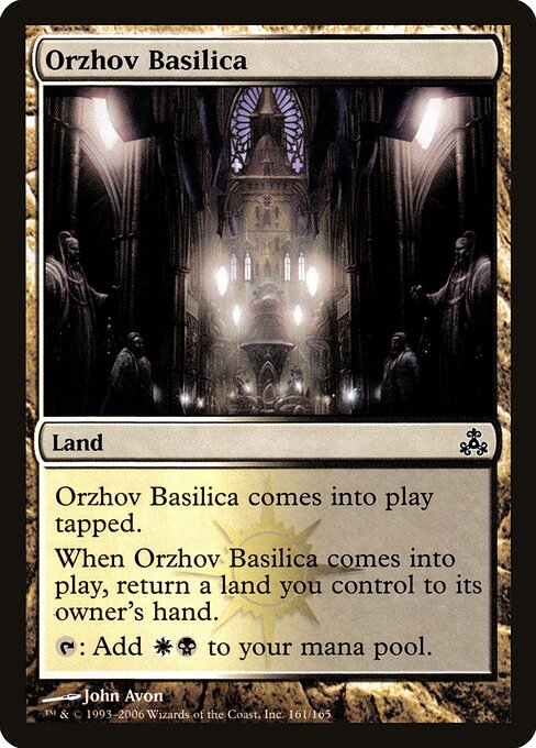 Orzhov Basilica GPT-161 Common Light Played Englisch