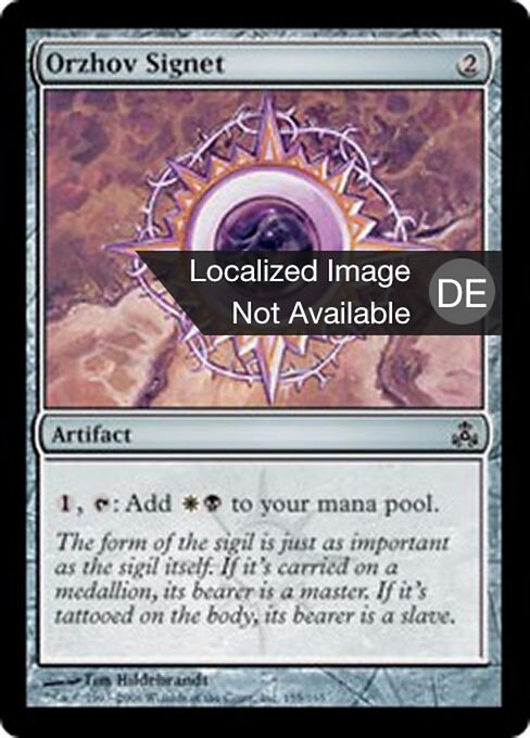 Orzhov-Petschaft GPT-155 Common Excellent Deutsch