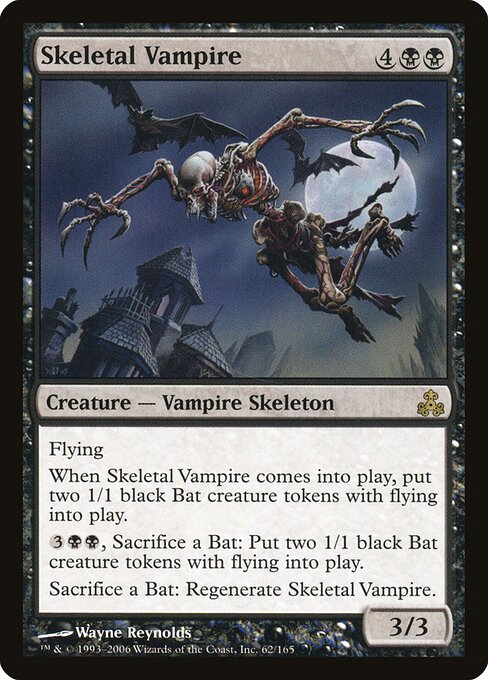 Skelettvampir GPT-62 Rare Light Played Englisch