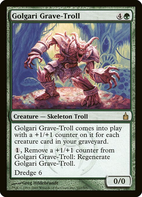 Golgari Grave-Troll RAV-167 Rare Good Englisch
