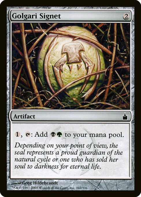 Golgari Signet RAV-262 Common Excellent Englisch