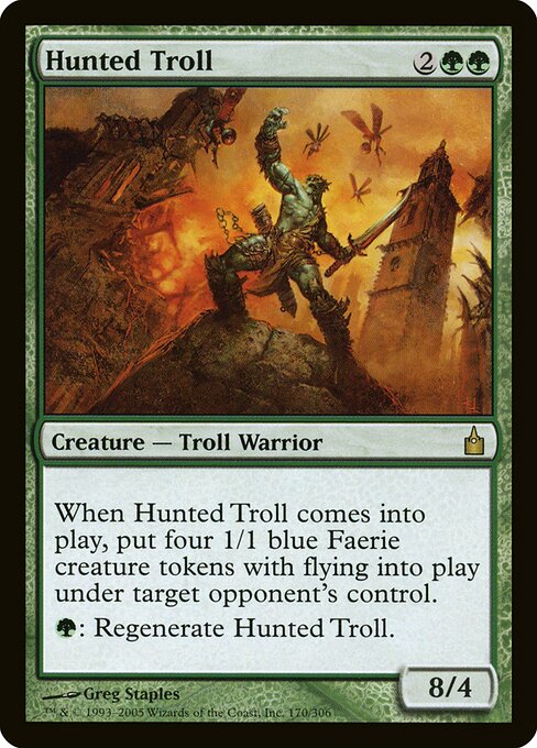 Hunted Troll RAV-170 Rare Excellent Englisch