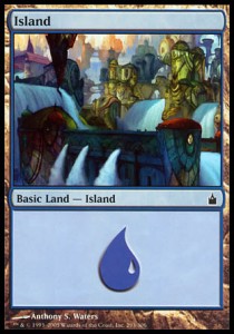 Insel (V.3) RAV-293 Land Excellent Englisch Foil