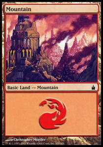 Gebirge (V.2) RAV-300 Land Light Played Englisch Foil