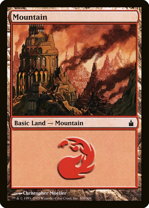 Gebirge (V.2) RAV-300 Land Light Played Englisch Foil