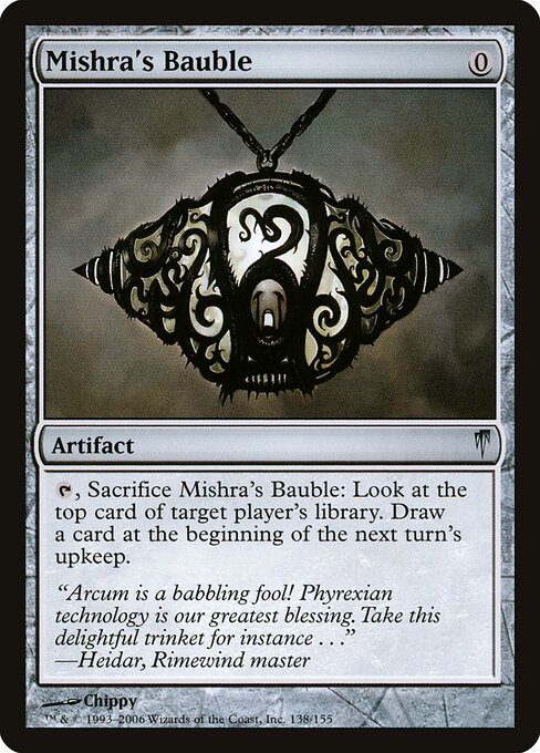 Mishra's Bauble CSP-138 Uncommon Light Played Englisch