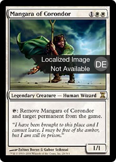 Mangara von Corondor TSP-28 Rare Good Deutsch