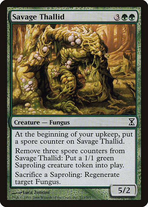 Savage Thallid TSP-213 Common Light Played Englisch Foil