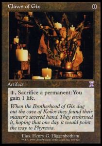 Claws of Gix TSP- Time Shifted Excellent Englisch