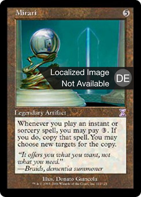Mirari TSP-0 Time Shifted Good Deutsch
